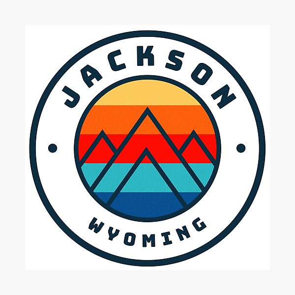 Item preview, Jackson Wyoming Vacation Dog Mountains designed and sold by Guarddogdrive.