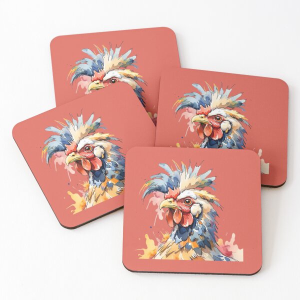 Item preview, Polish Chicken Colorful Art designed and sold by HinsonCreations.