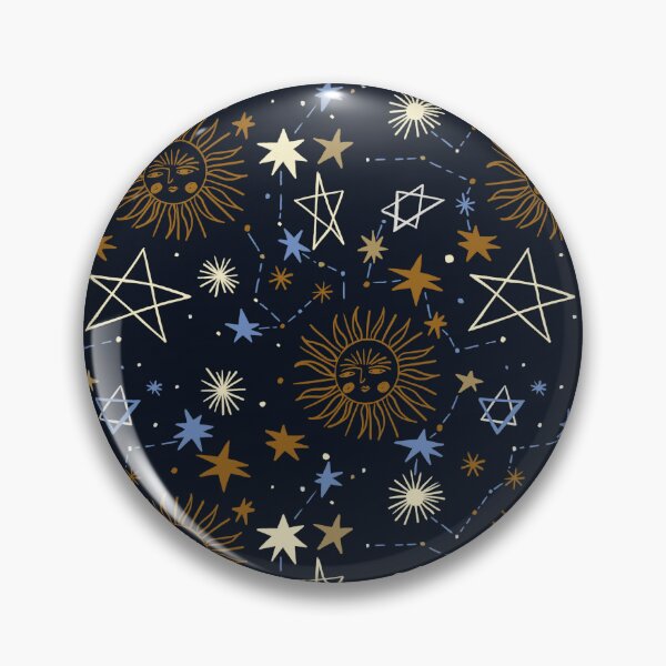 Item preview, 90s Wicca and Sun Pattern by Illustrator Jemma Jamie SKidmore  designed and sold by Jemma Jamie Skidmore.