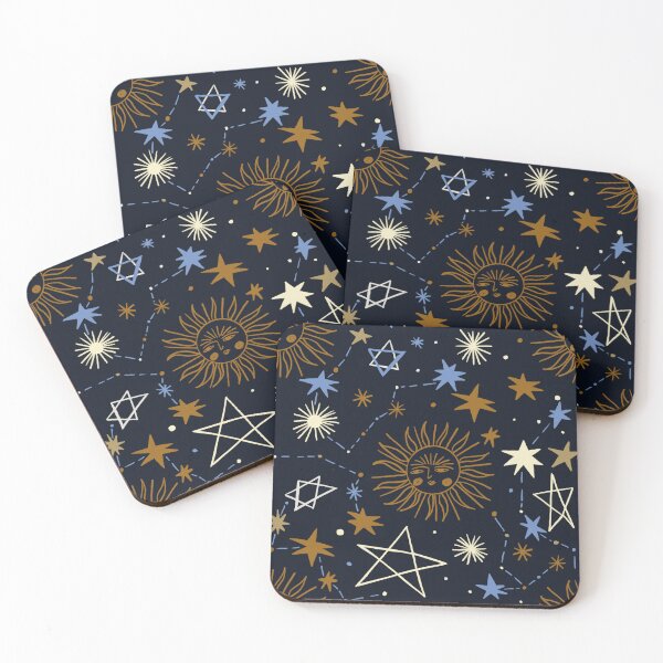 Item preview, 90s Wicca and Sun Pattern by Illustrator Jemma Jamie SKidmore  designed and sold by Jemma Jamie Skidmore.