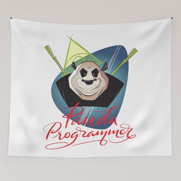 Item preview, Panda Programmer Python Programming Language designed and sold by ProjectX23.