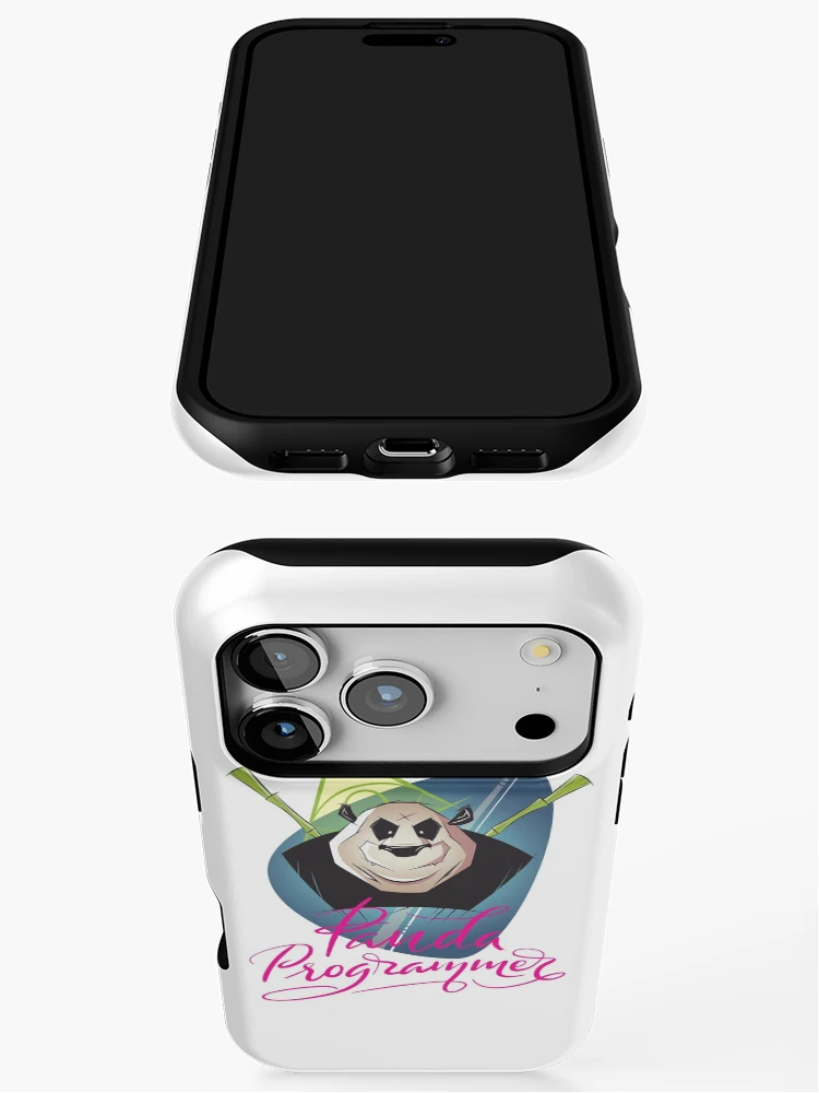 Thumbnail 3 of 4, iPhone Case, Panda Programmer Python Programming Language designed and sold by ProjectX23.