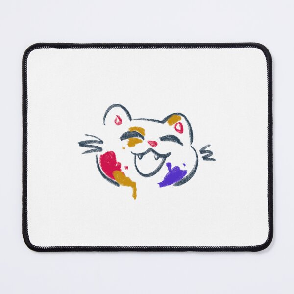 Vista previa del artículo con la obra «Gato juguetón», diseñado y vendido por FatterFrogs.
