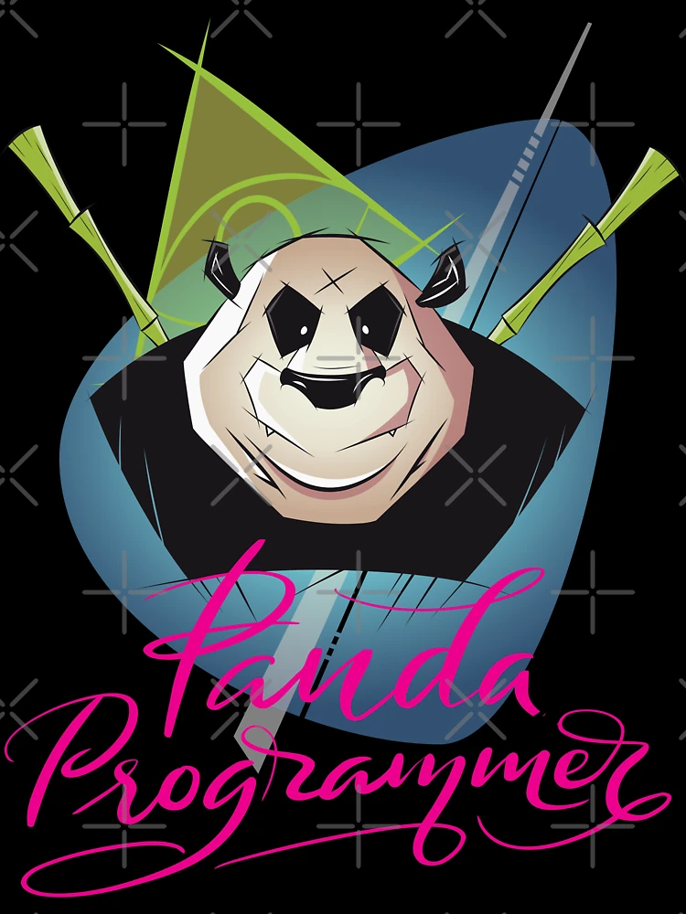 Thumbnail 7 of 7, Oversized T-Shirt, Panda Programmer Python Programming Language designed and sold by ProjectX23.