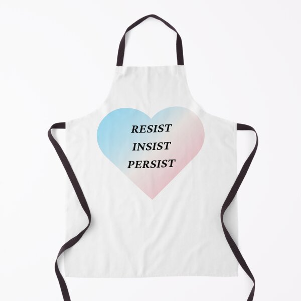 Item preview, Resist, Insist, Persist - trans pride colors designed and sold by WhentheRose.