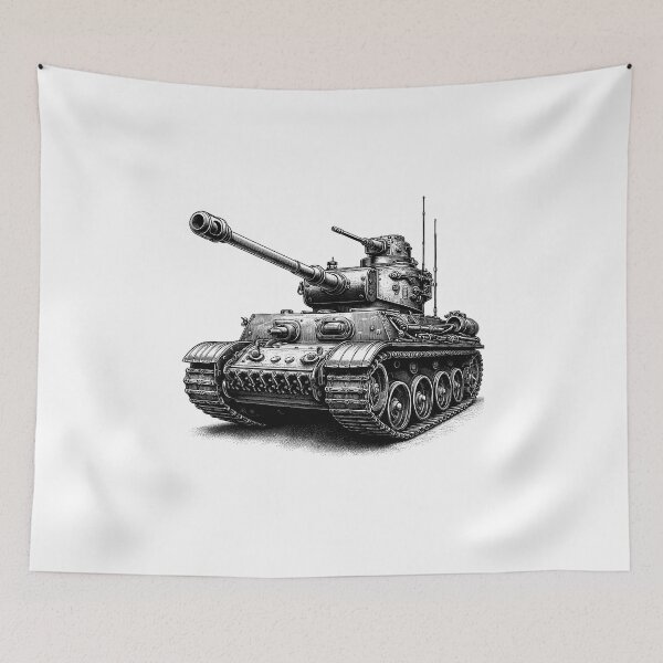 Item preview, Powerful Tank Images from History designed and sold by NTGUILTY.