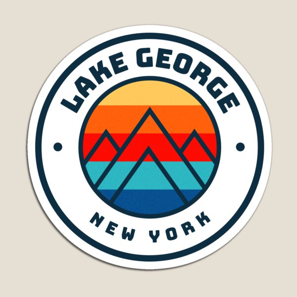 Aperçu de l'œuvre Lac George, New York, vacances, montagnes pour chiens créée et vendue par Guarddogdrive.