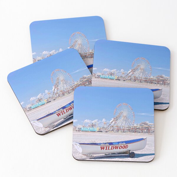 Item preview, Wildwood NJ Lifeboat Beach Boardwalk designed and sold by ChattyKathieGifts.