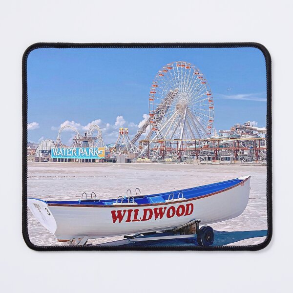 Item preview, Wildwood NJ Lifeboat Beach Boardwalk designed and sold by ChattyKathieGifts.