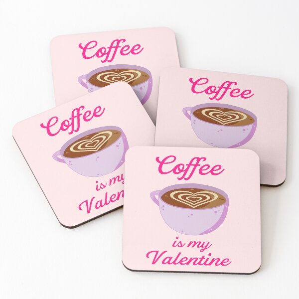 Item preview, Coffee is my Valentine designed and sold by CresFoxStudio.