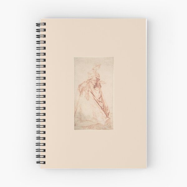 Item preview, Chalk Depiction of Woman Standing by Nicolas Lancret designed and sold by shopartsyraes.