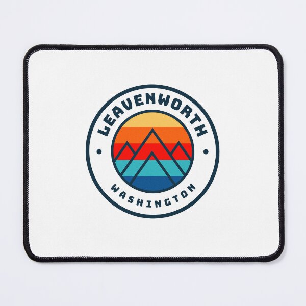 Item preview, Leavenworth Washington Vacation Dog Mountains designed and sold by Guarddogdrive.