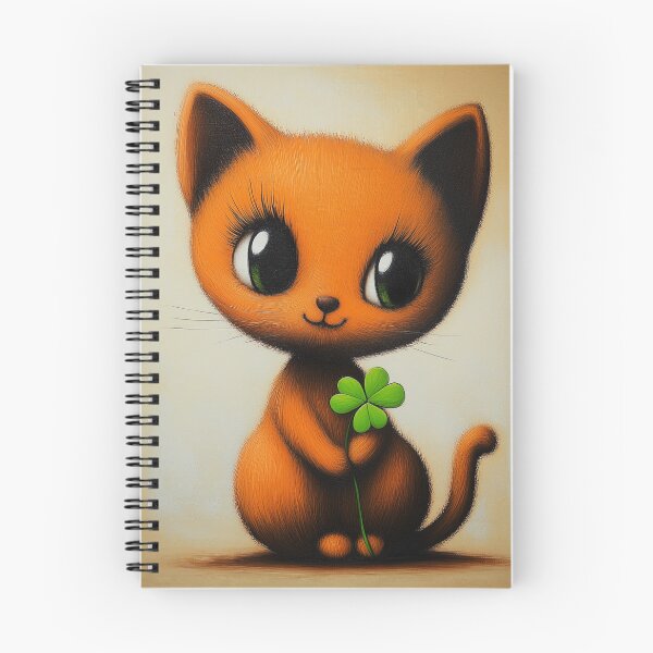 Item preview, Cute Cat With Clover St Patrick's Day designed and sold by sheprint.