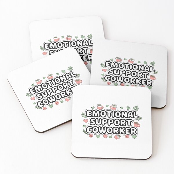 Item preview, Copy of Emotional Support Coworker Classic v2 designed and sold by AnstuStyles.
