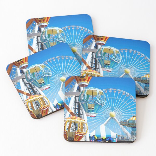 Item preview, Wildwood Boardwalk Rides By Day designed and sold by ChattyKathieGifts.