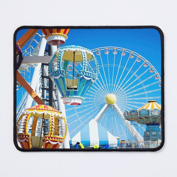 Item preview, Wildwood Boardwalk Rides By Day designed and sold by ChattyKathieGifts.