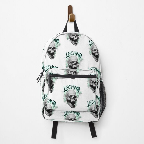 Item preview, TECHNO - Skull Fog (Black/Mint) designed and sold by Discothreadz.