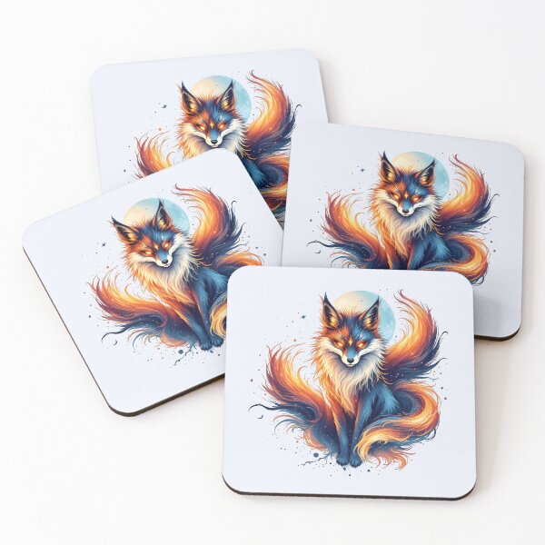 Item preview, Spirit Animal Kitsune – Intelligence, Trickery & Shape-Shifting designed and sold by Jollys-ArtShop.