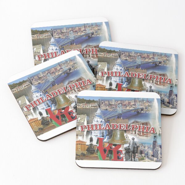 Item preview, Philadelphia PA Philly landmarks Postcard designed and sold by ChattyKathieGifts.
