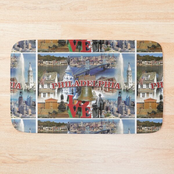 Item preview, Philadelphia PA Philly landmarks Postcard designed and sold by ChattyKathieGifts.