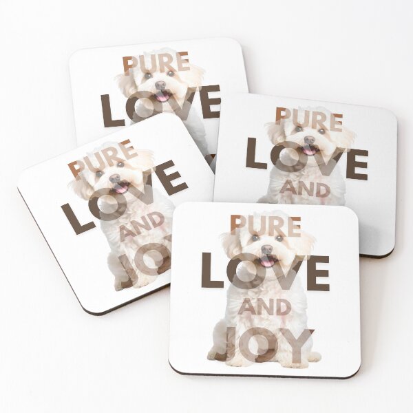 Item preview, Pure Love and Joy – Adorable White Maltipoo Design for Dog Lovers designed and sold by Fredster1966.