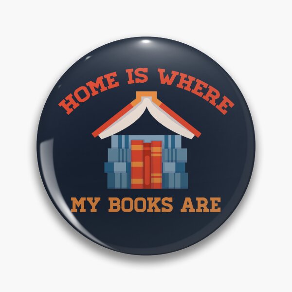 Item preview, Home is Where My Books Are designed and sold by vonplatypus.
