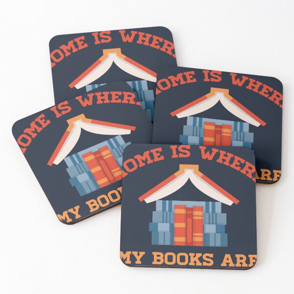 Item preview, Home is Where My Books Are designed and sold by vonplatypus.