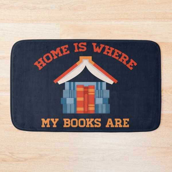 Item preview, Home is Where My Books Are designed and sold by vonplatypus.