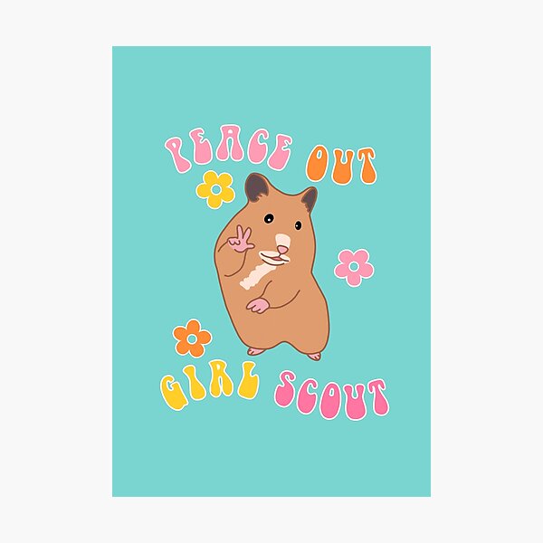 Item preview, Peace Out Girl Scout designed and sold by KcsCreationz.