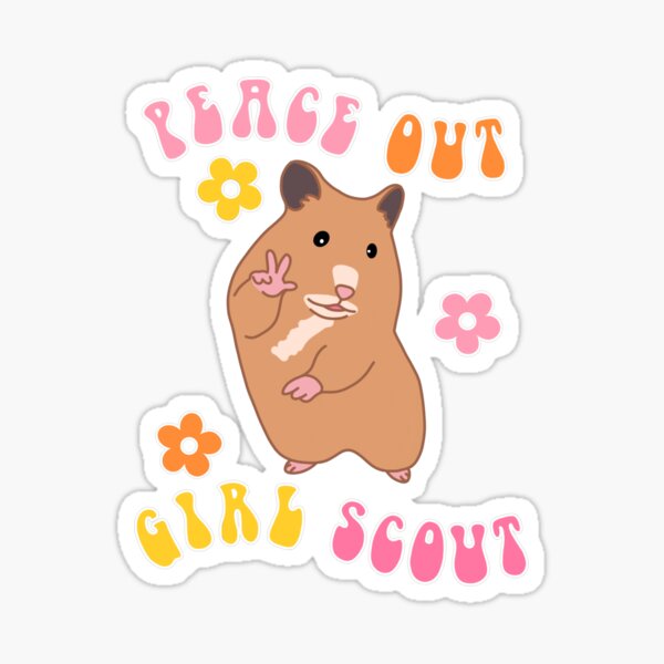 Item preview, Peace Out Girl Scout designed and sold by KcsCreationz.