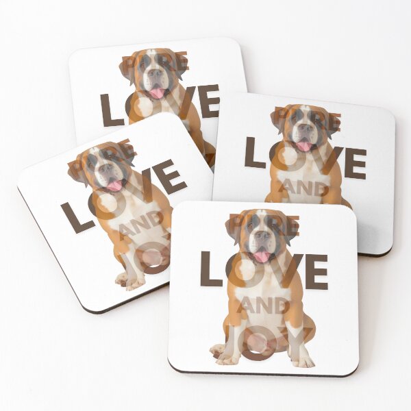 Item preview, Pure Love and Joy – Adorable St. Bernard Dog Lover Design designed and sold by Fredster1966.