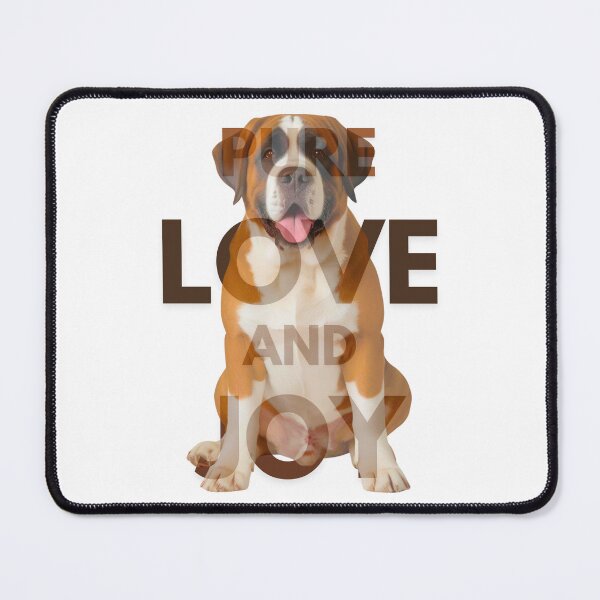 Item preview, Pure Love and Joy – Adorable St. Bernard Dog Lover Design designed and sold by Fredster1966.