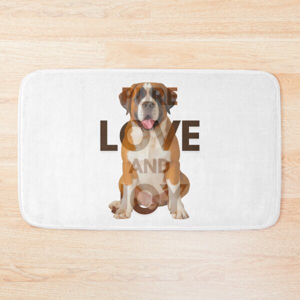 Item preview, Pure Love and Joy – Adorable St. Bernard Dog Lover Design designed and sold by Fredster1966.