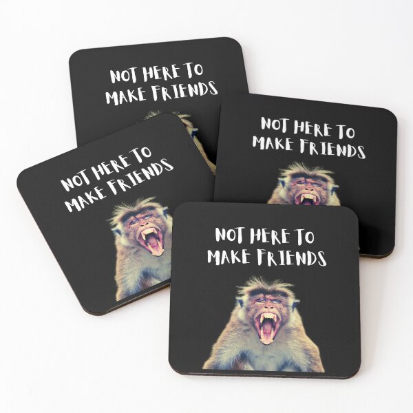 Item preview, Not Here To Make Friends designed and sold by Planet Agora.