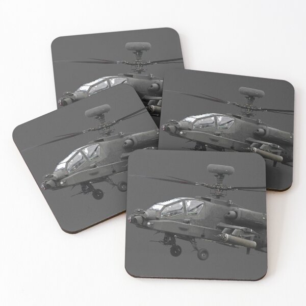 Item preview, AH-64 Apache Helicopter (Side View) designed and sold by Laffs Creations.