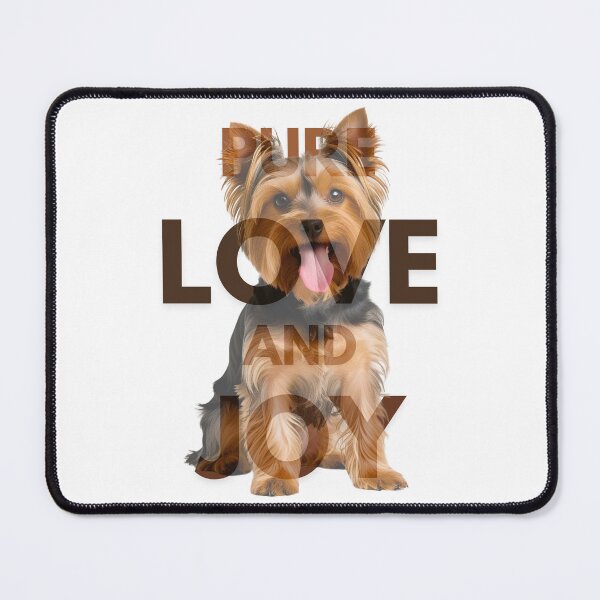 Item preview, Pure Love and Joy – Adorable Yorkshire Terrier Design for Yorkie Lovers designed and sold by Fredster1966.