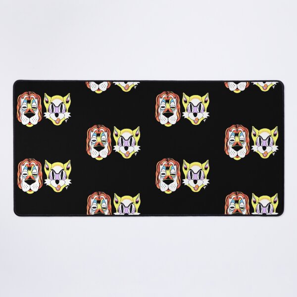 Item preview, Breakfast at Tiffany’s Cat & Dog Mask - Black Background designed and sold by The Abysmall.
