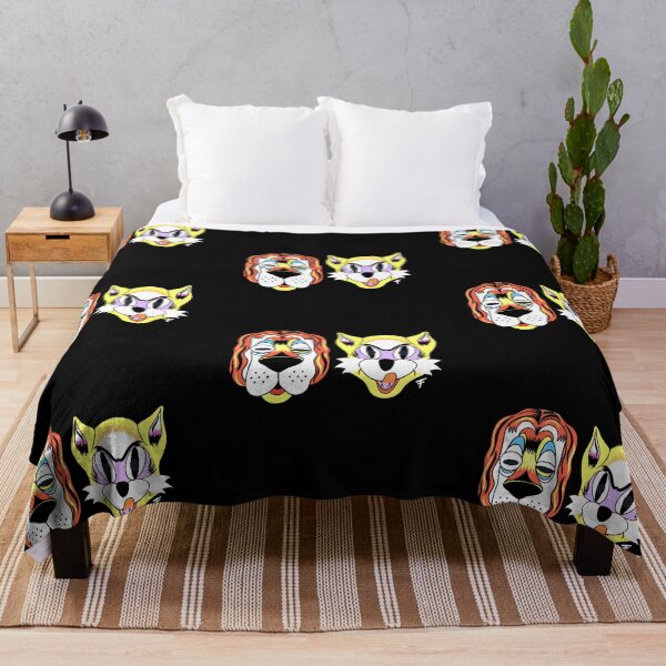 Item preview, Breakfast at Tiffany’s Cat & Dog Mask - Black Background designed and sold by The Abysmall.