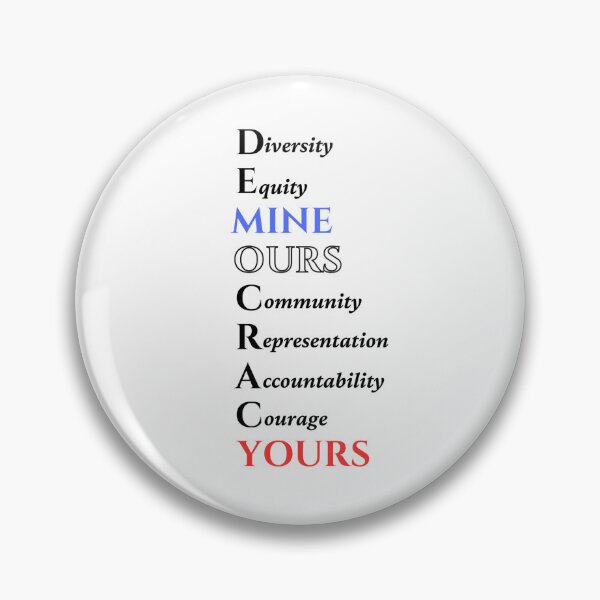 Item preview, Democracy - Mine, Ours, Yours designed and sold by WhentheRose.