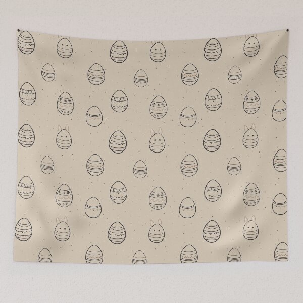 Item preview, Seamless Easter Pattern with Decorated Eggs designed and sold by Lacritsa .