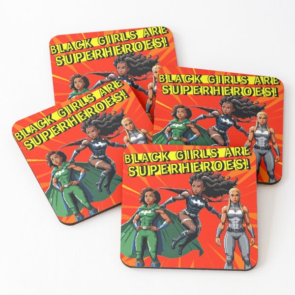 Item preview, Black Girls Are Superheroes! designed and sold by T.A.S. BRAND.