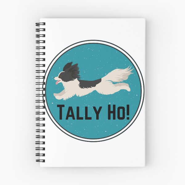 Item preview, Black and White Papillon FastCAT Tally Ho designed and sold by Mop Dog Designs.