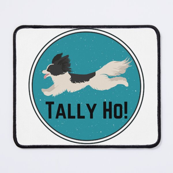 Item preview, Black and White Papillon FastCAT Tally Ho designed and sold by Mop Dog Designs.