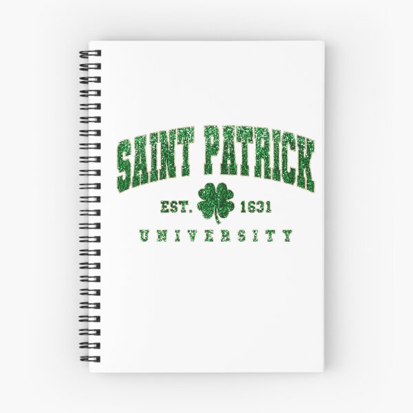 Item preview, St Saint Patrick University Glitter like effect designed and sold by ChattyKathieGifts.