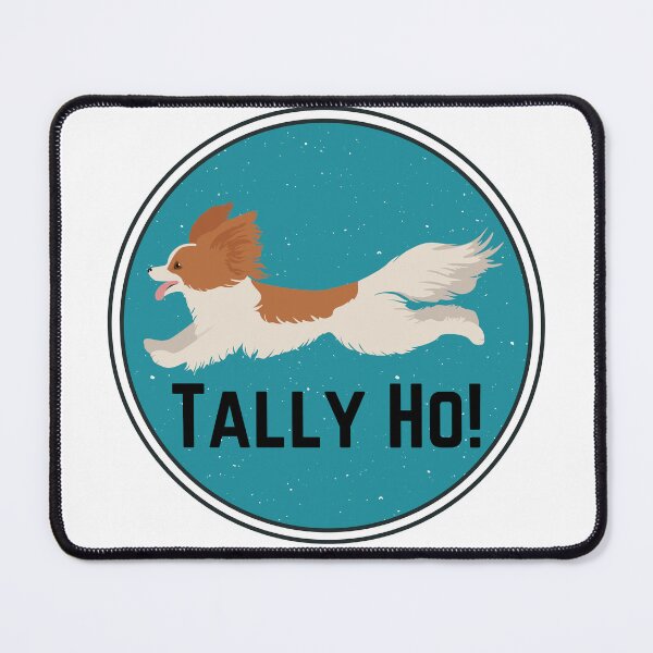 Item preview, Red and White Papillon FastCAT Tally Ho designed and sold by Mop Dog Designs.