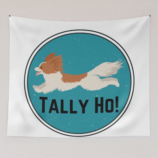 Item preview, Red and White Papillon FastCAT Tally Ho designed and sold by Mop Dog Designs.