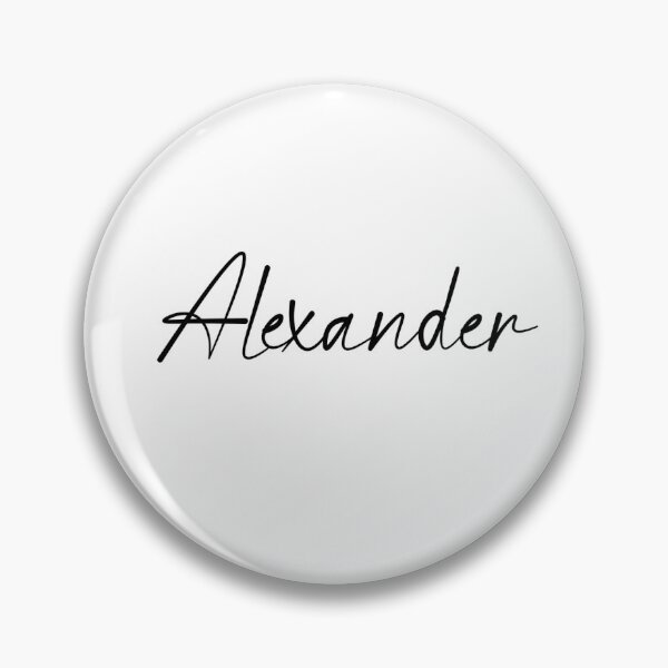 Item preview, typography "Alexander" english name tag sticker  designed and sold by tonylau81.