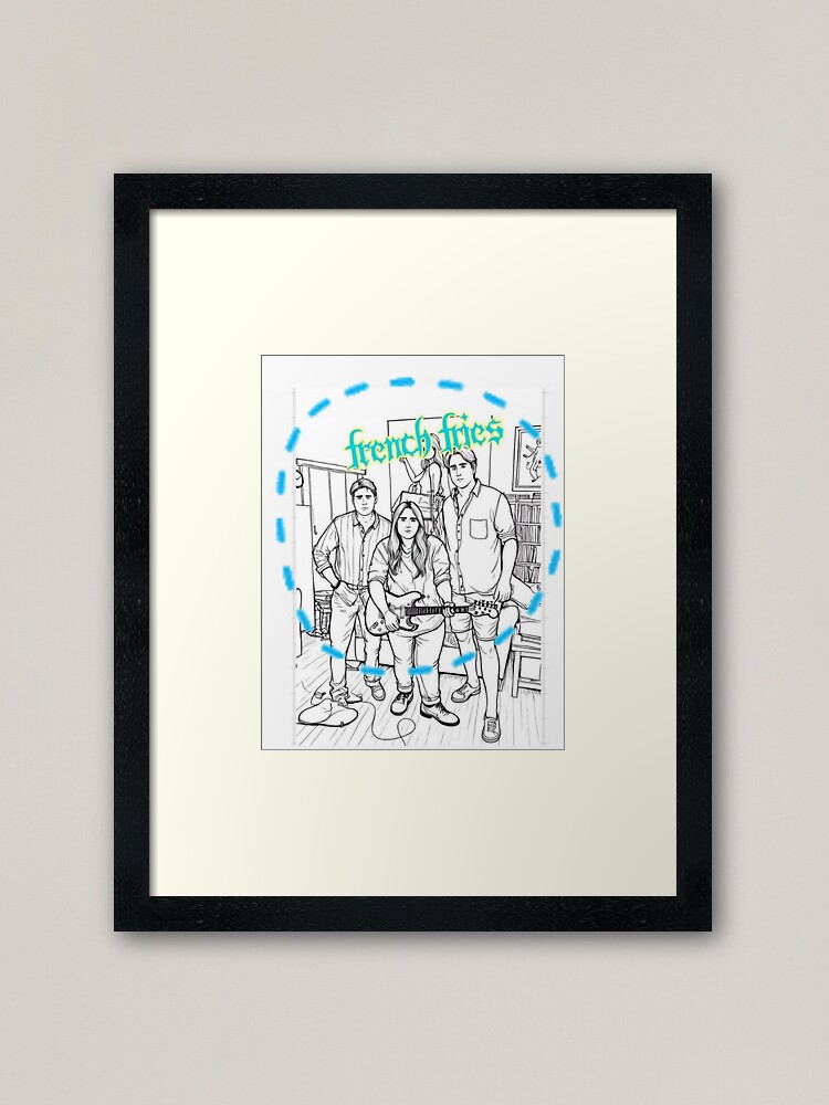 Thumbnail 1 of 7, Framed Art Print, French fries designed and sold by coma-x-white.