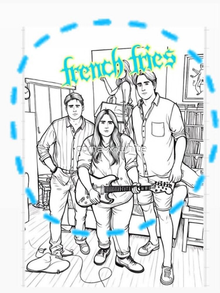 Thumbnail 7 of 7, Framed Art Print, French fries designed and sold by coma-x-white.