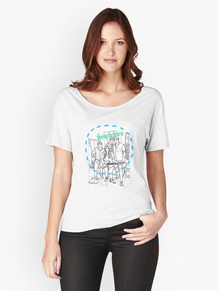 Thumbnail 1 of 3, Relaxed Fit T-Shirt, French fries designed and sold by coma-x-white.